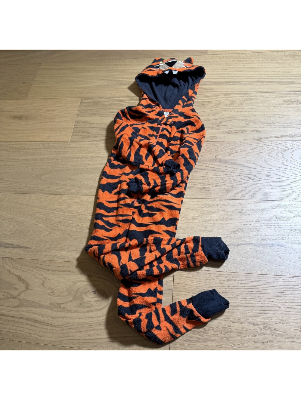 George Kids' Orange Tiger Onesie – Size 4T